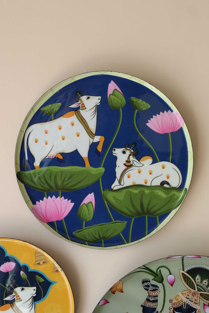 Pichwai Wall Plates - Set of 5