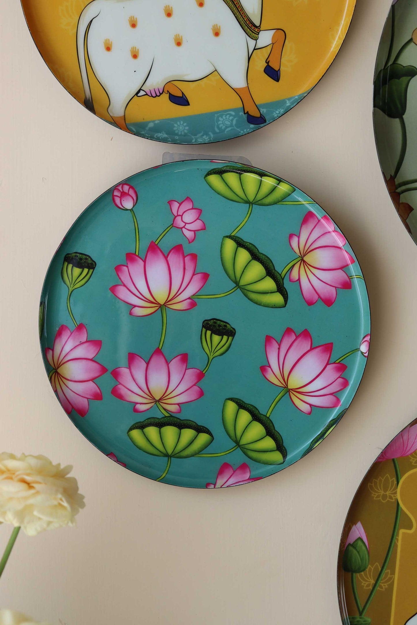 Pichwai Wall Plates - Set of 5