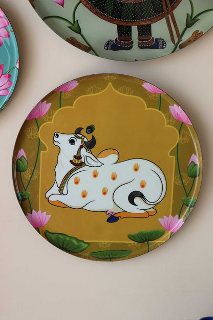 Pichwai Wall Plates - Set of 5