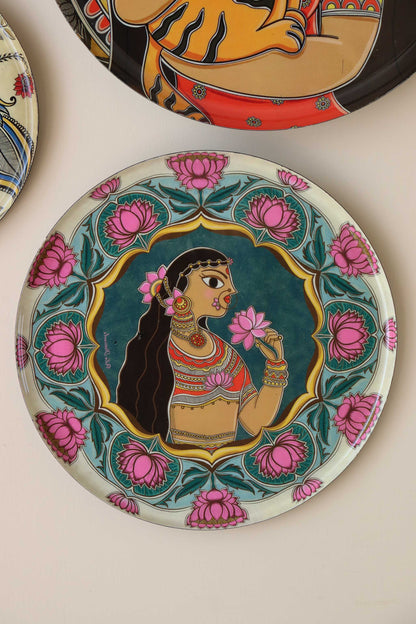 Madhubani Wall Plates - Set of 5