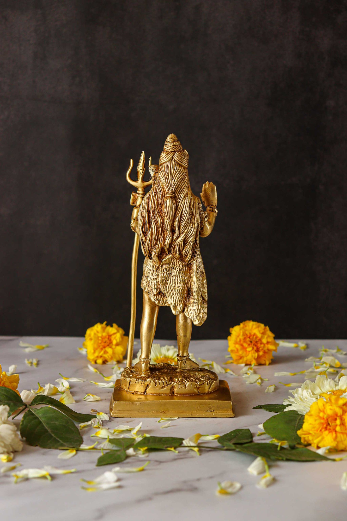 Lord Shiva Standing Brass Statue