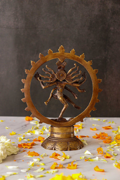 Natraj Dancing Brass Statue