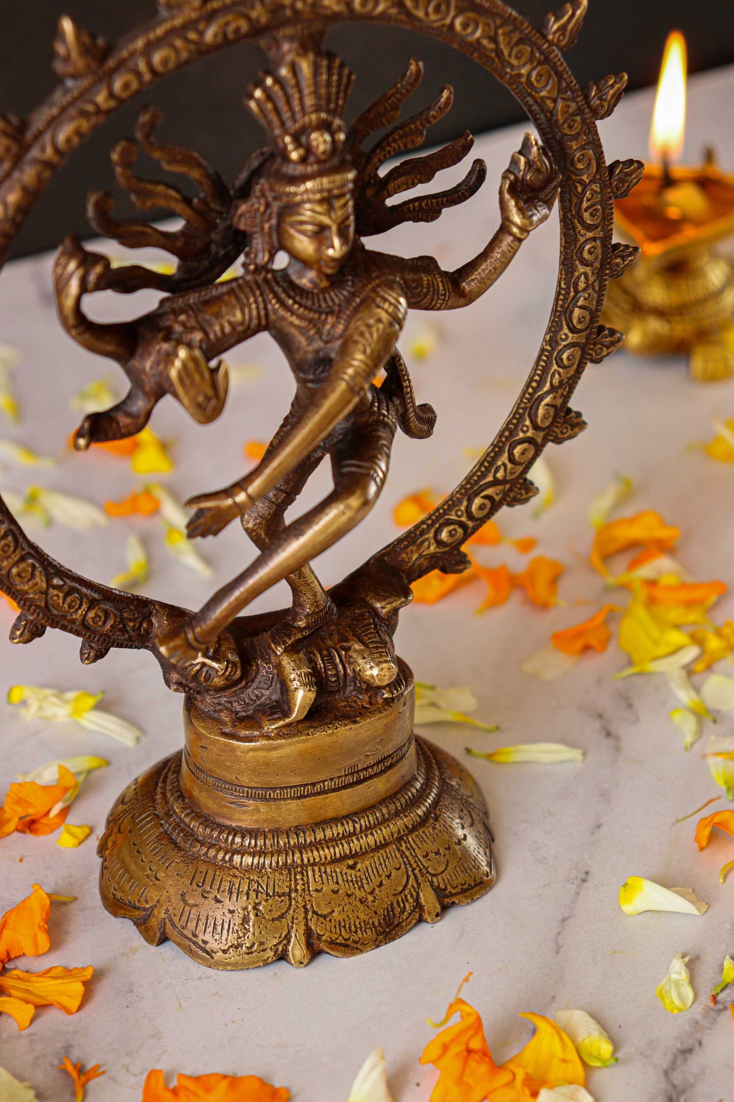 Natraj Dancing Brass Statue