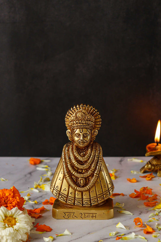 Khatu Shyam Ji Brass Statue