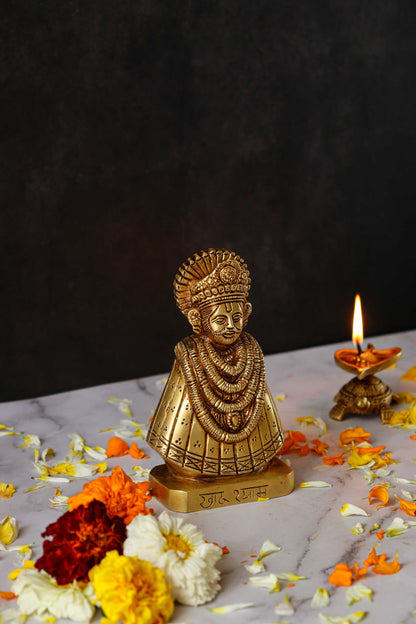 Khatu Shyam Ji Brass Statue