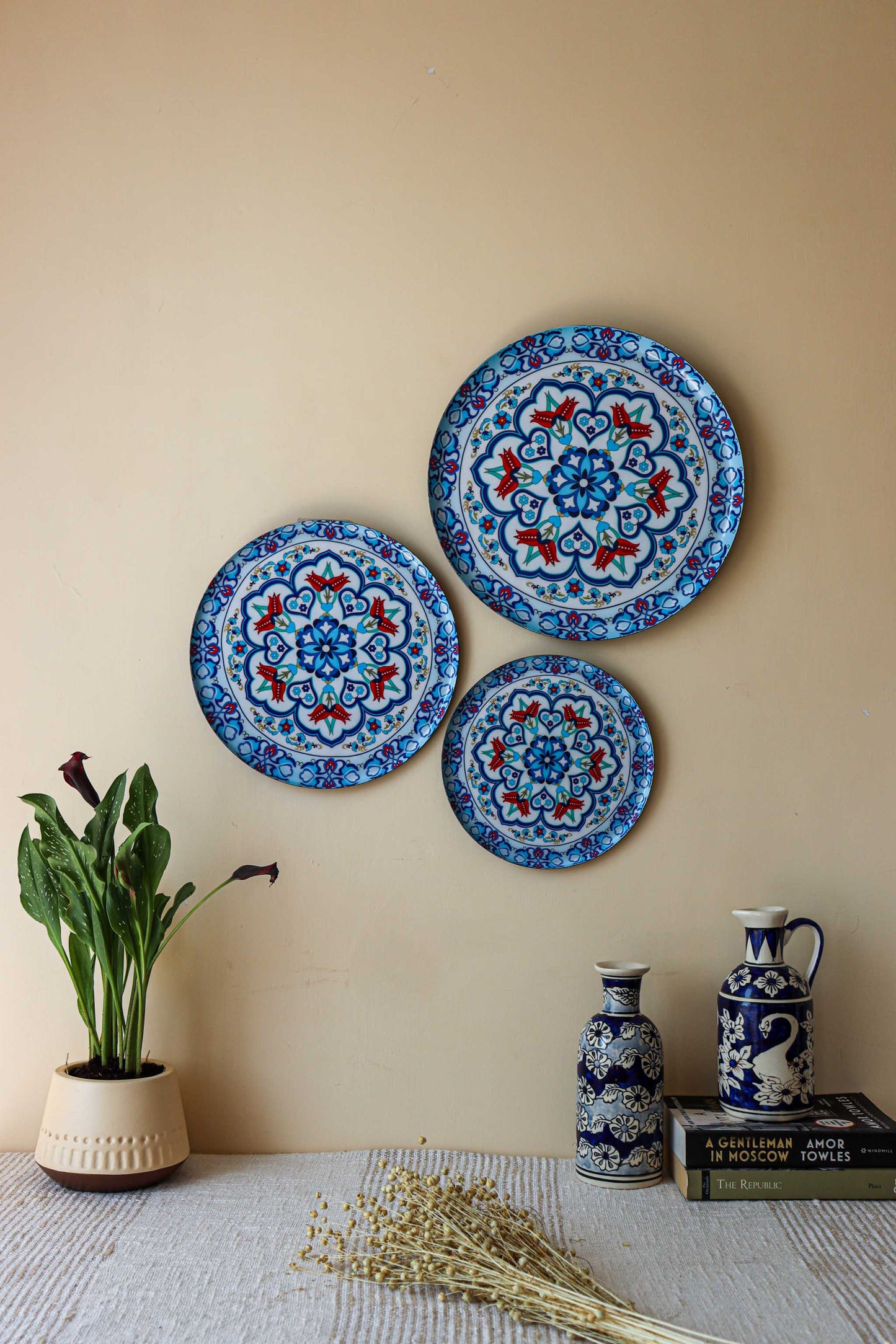 Turkish Wall Plates - Set of 3