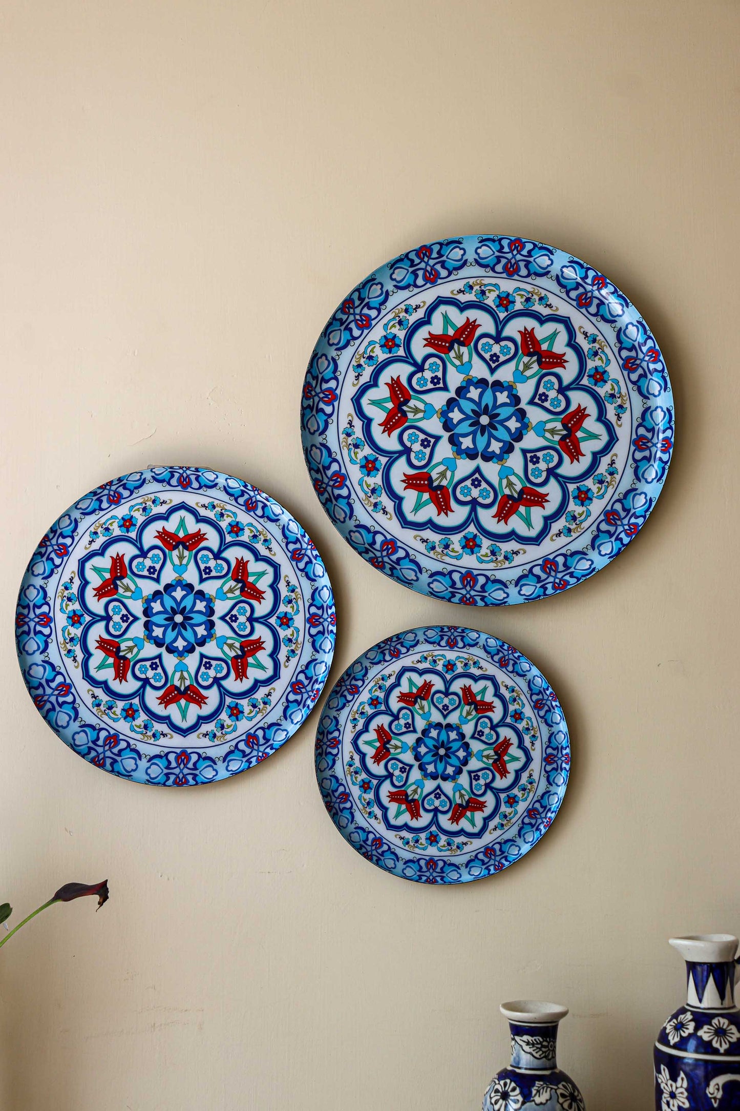 Turkish Wall Plates - Set of 3