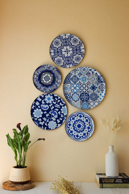 Portugese Wall Plates - Set of 5